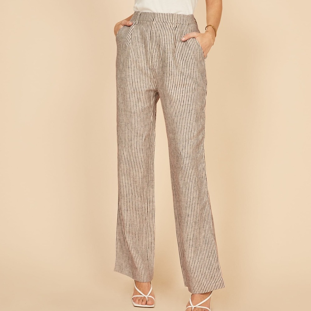 Reformation Cello Linen Pants